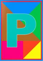 Dazzle Letter P by Sir Peter Blake